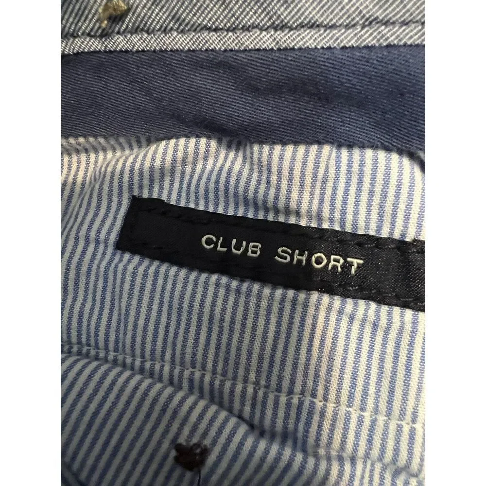 J Crew Club Shorts Men's 34W‎ FlatFront Brown Chino Shorts Inseam 10 Inch…